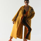 Mustard Impasto Trench