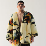 Brush Stroke Puffer Jacket