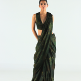 Green Freckle Saree