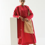 Cerise Pink Cape Shawl