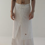 Ivory Drape Trouser