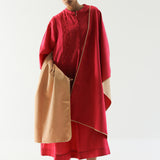 Cerise Pink Cape Shawl