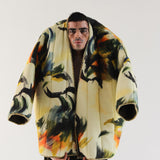 Brush Stroke Puffer Jacket