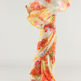 Ivory Florid Saree