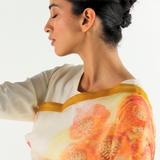 Ivory Florid Dupatta