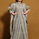 Kahlua Stripe Lungi Drape Skirt Trousers