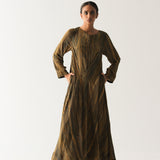 Multi Amber Stripe Wrap Dress