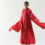 Cerise Pink Cape Shawl