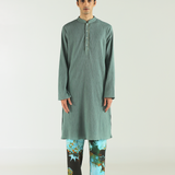 Teal Kurta Set