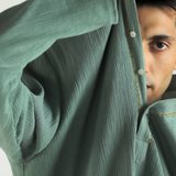 Teal Kurta Set