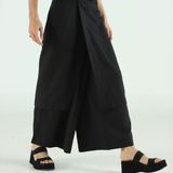 Black Drape Trouser
