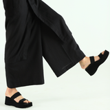 Black Drape Trouser