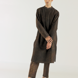 Brown Freckle Kurta Set