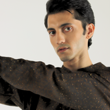 Brown Freckle Kurta Set