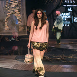 PINK MONET VEST AND TROUSER CO-ORD