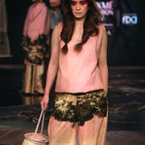 PINK MONET VEST AND TROUSER CO-ORD