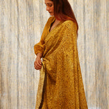 Mustard Freckle Saree