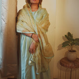 Icy Blue Ghera Anarkali