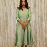 Icy Blue Ghera Anarkali