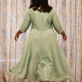 Icy Blue Ghera Anarkali