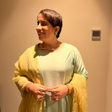 Icy Blue Ghera Anarkali