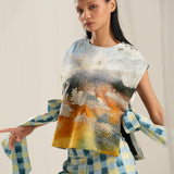 Multi Haze Emb. Gilet