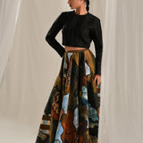 Inlay Skirt Set