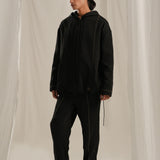 Jade Black Texture Trouser