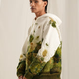 Grass Embroidered Hoodie