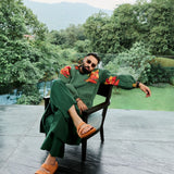 BADSHAH- Green Firefly Cardie