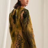 Green Glade Emb. Blazer Set