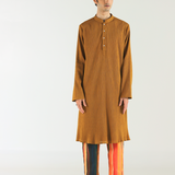 Mustard Kurta Set