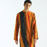 Calico Stripe Kurta Set