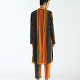 Calico Stripe Kurta Set