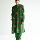 Green Firefly Kurta Set