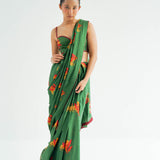 Green Firefly Saree