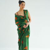 Green Firefly Saree