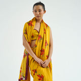 Mustard Firefly Saree