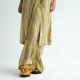 Stripe Freckle Drape Pants