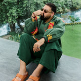 BADSHAH- Green Firefly Cardie