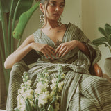 Kahlua Stripe Saree