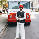 DILJEET DOSAANJH- Cloud White Mens Co-ord