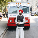 DILJEET DOSAANJH- Cloud White Mens Co-ord